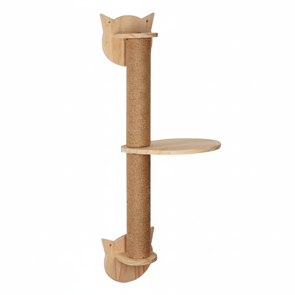 Wall-mounted cat tree