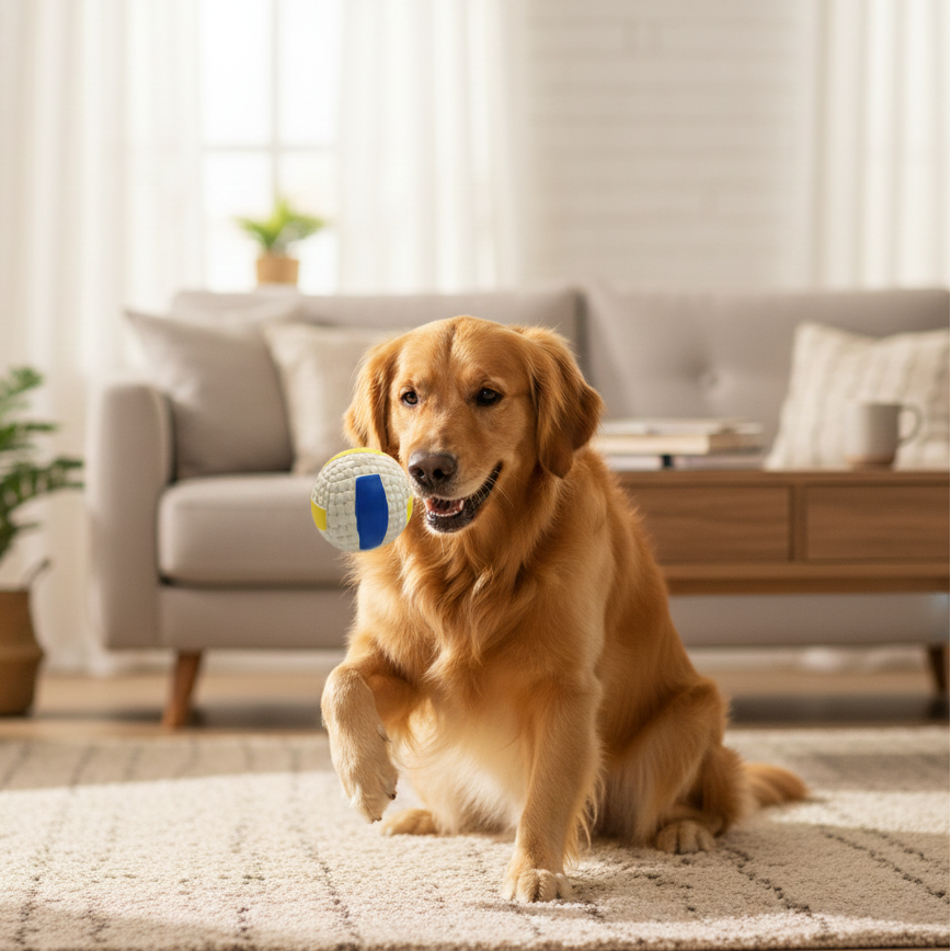 Balle anti-stess pour chien - Jouet sensoriel