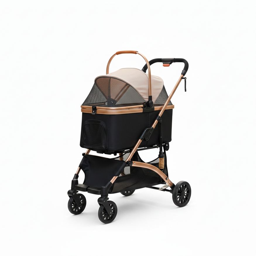 Poussette premium pour chien 