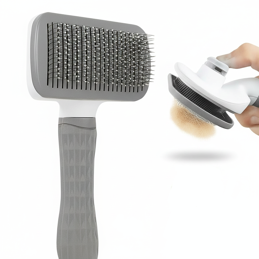 Dog and cat hair removal brush