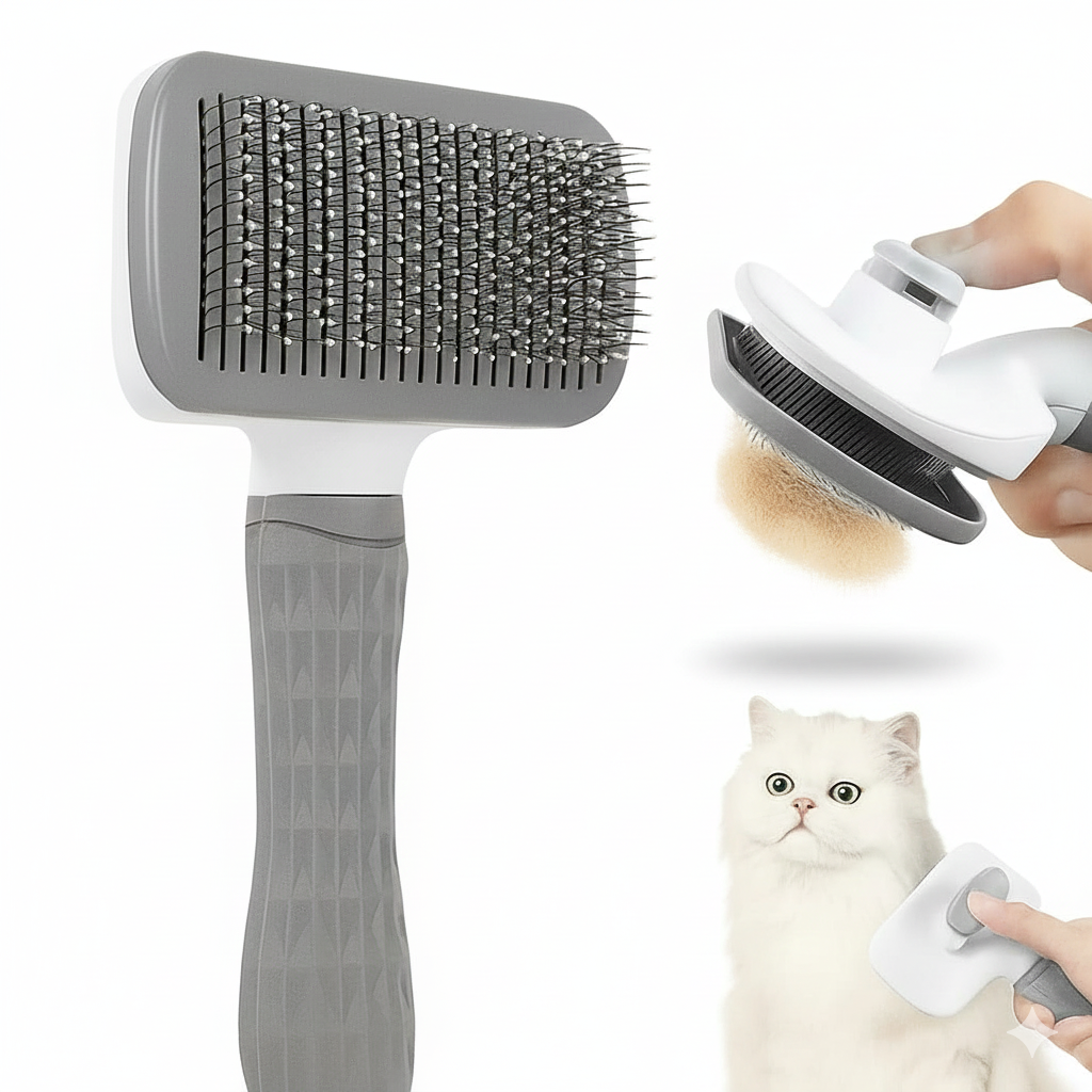 Brosse épillatoire pour chien et chat