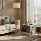 Bac à litière chat