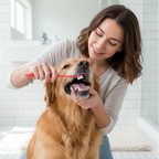 Set of 5 Double-Headed Dog & Cat Toothbrushes – Long Handle, Soft Bristles, Pet Dental Care