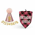 Accessoires d'anniversaire pour chien et chat