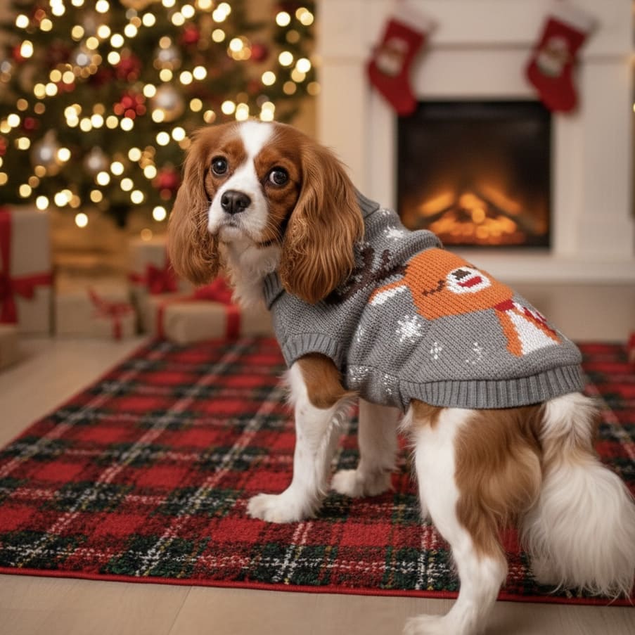 Pull de Noël pour petit chien