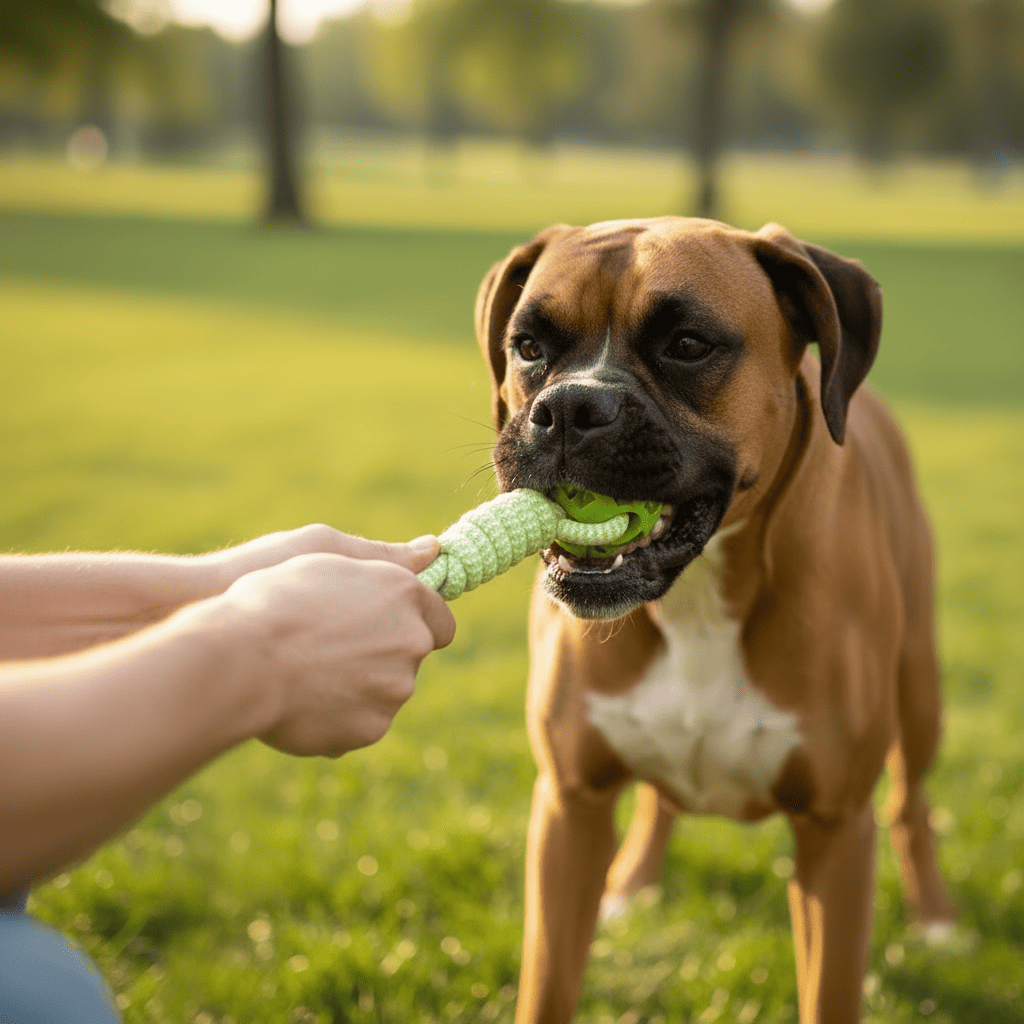 Corde à tirer pour chien - Jouet interactif chien