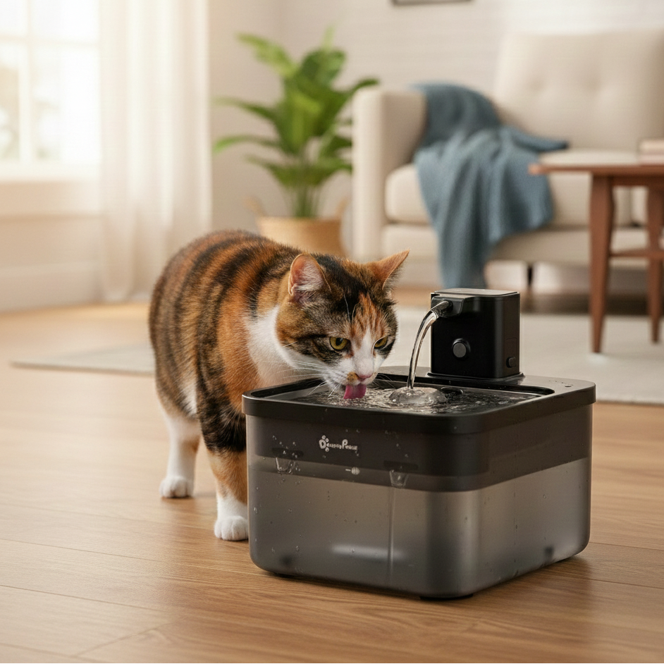 Fontaine à eau pour chat