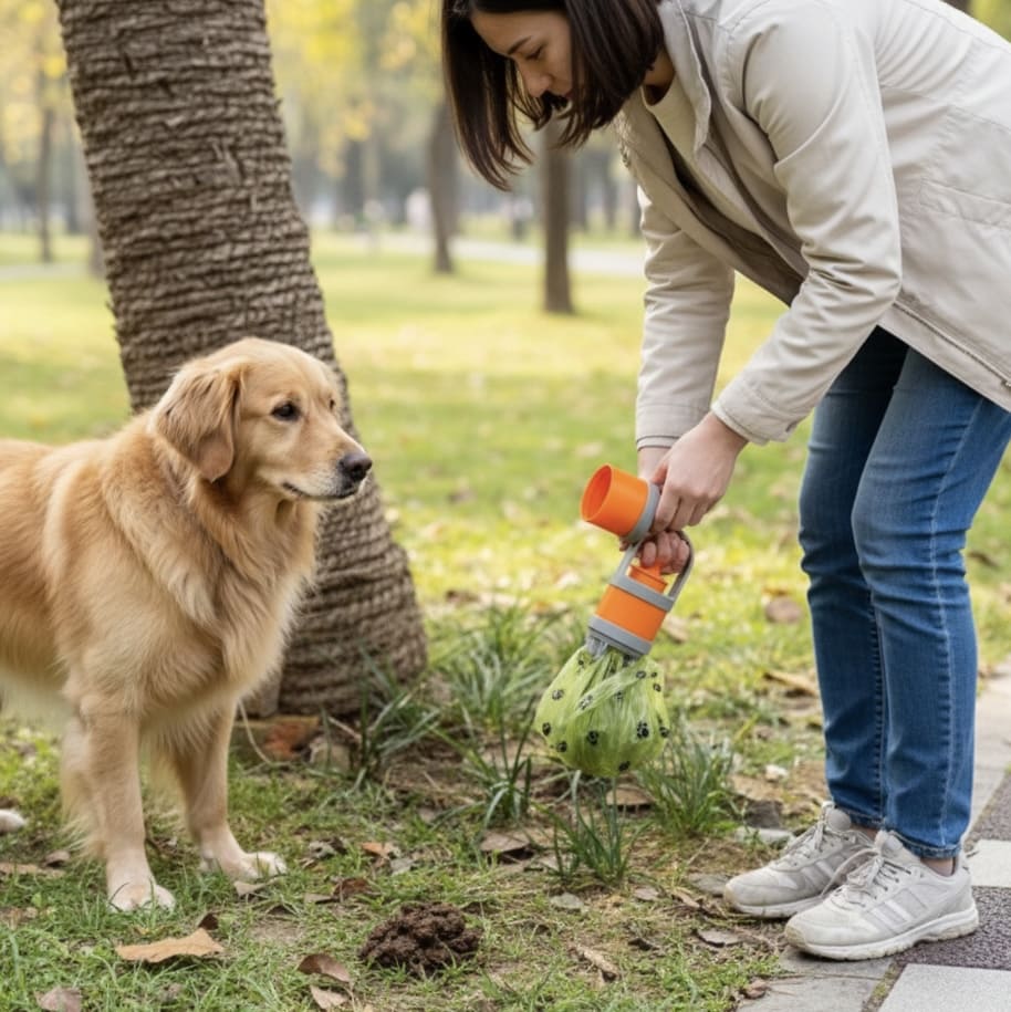Pince ramasse crotte de chien