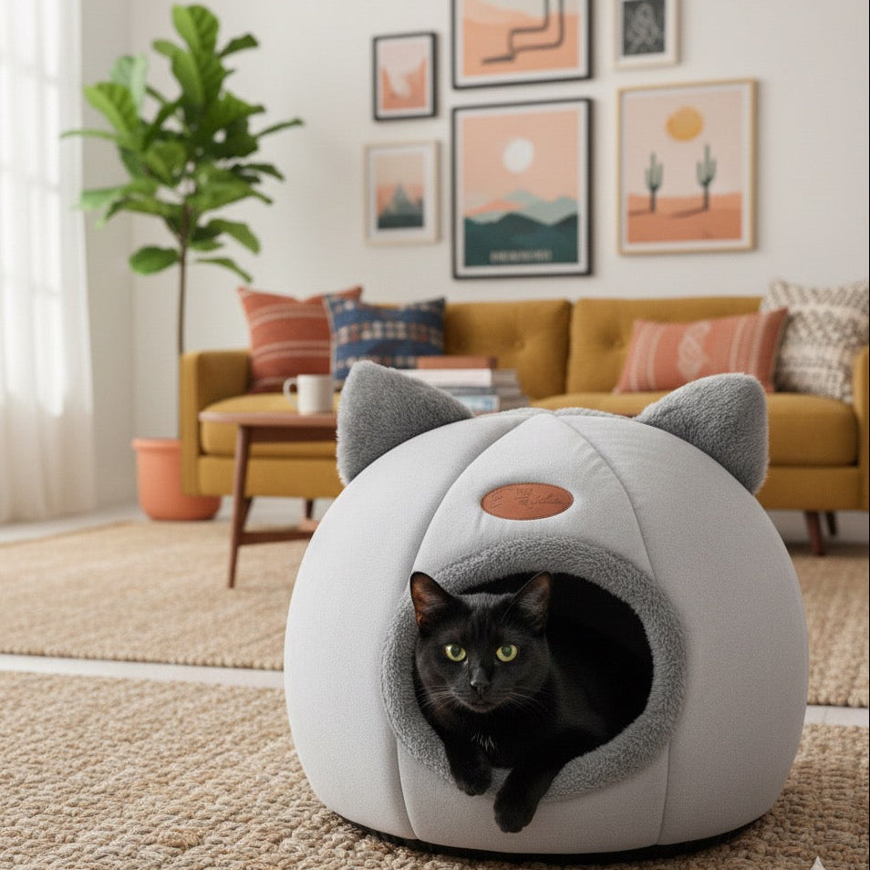 gemütliches Haustierbett