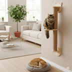 Wall-mounted cat tree