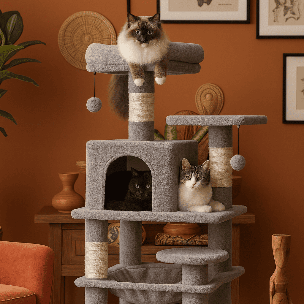 Arbre à chat multi-niveaux