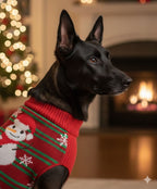 Pull de Noël pour grand chien