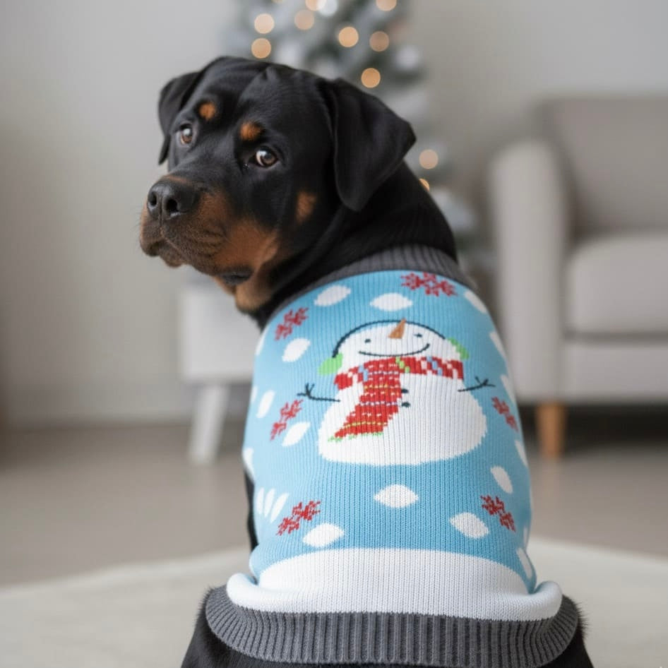 Pull de Noël pour grand chien