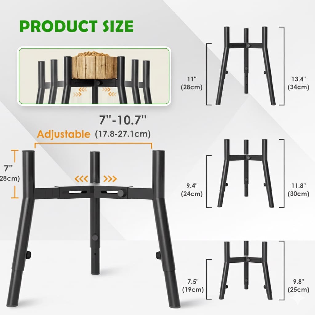 Support de gamelle réglable