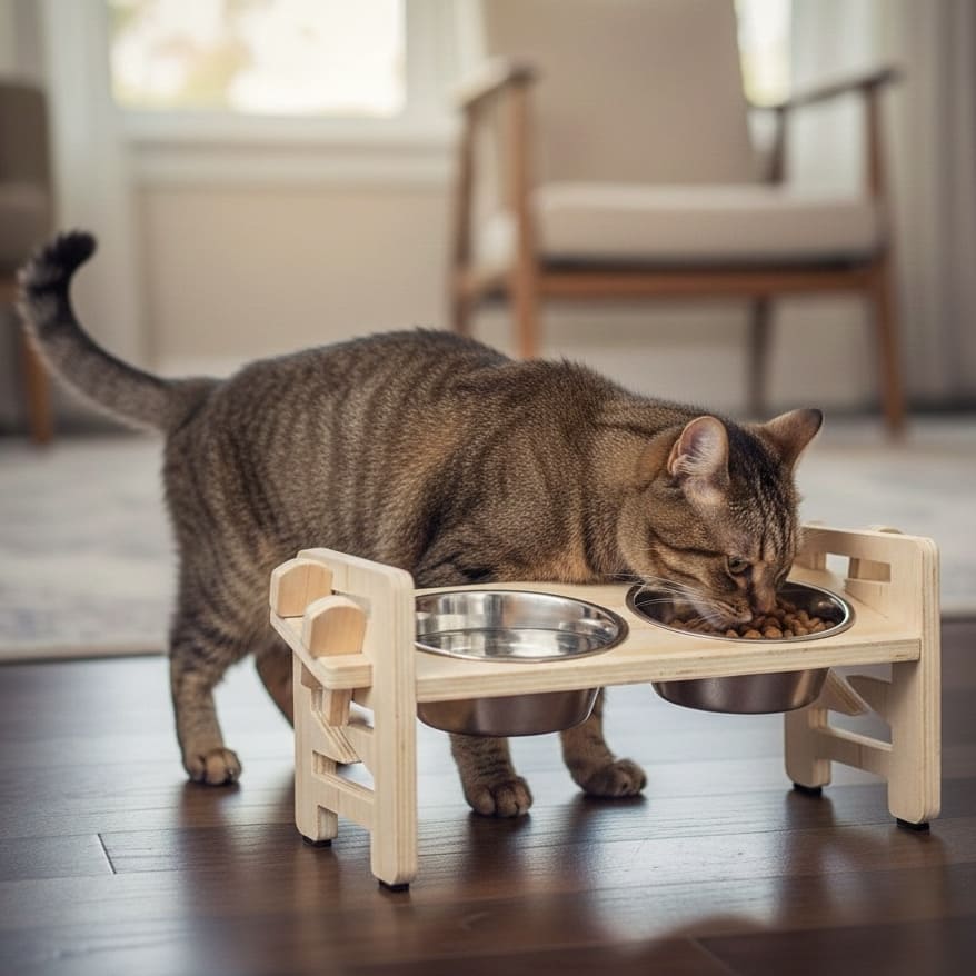 Gamelle pour chien et chat - Gamelle inclinée