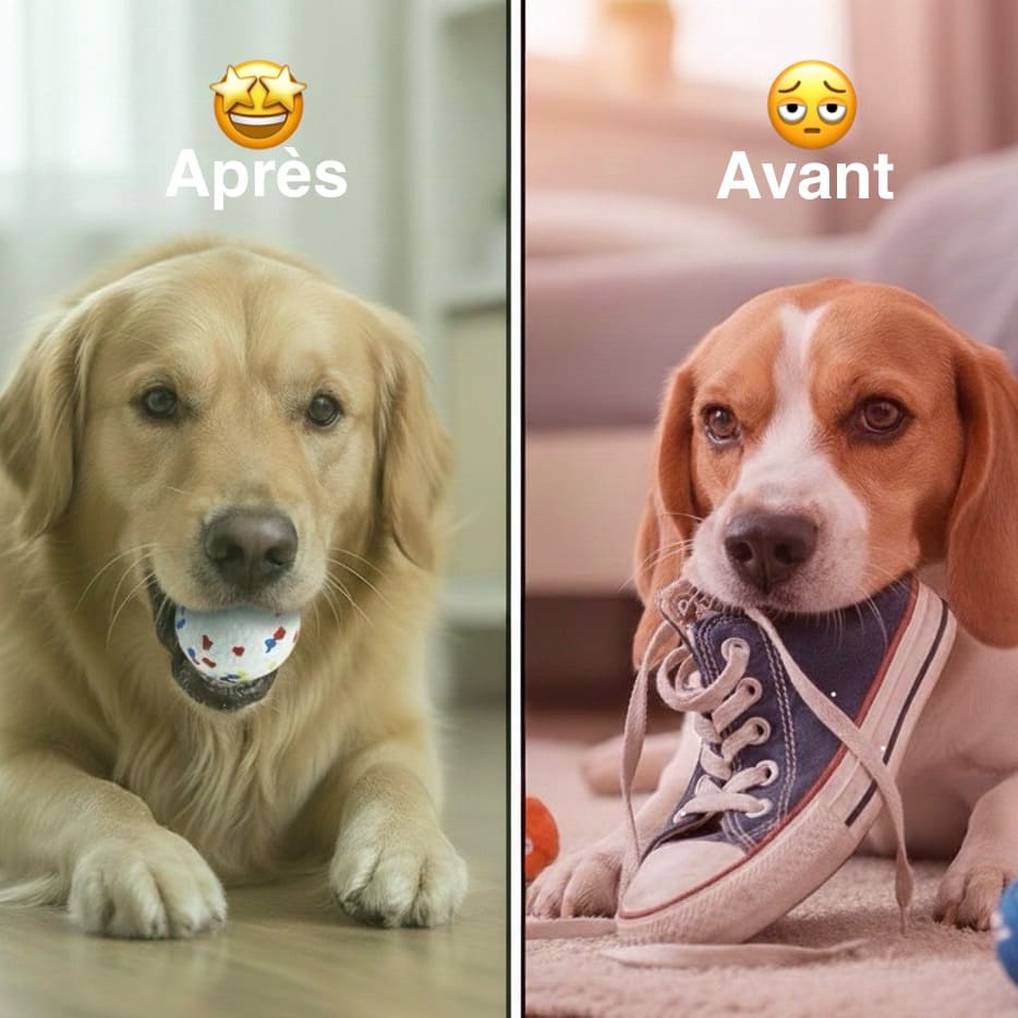 Balle anti-stress pour Chien