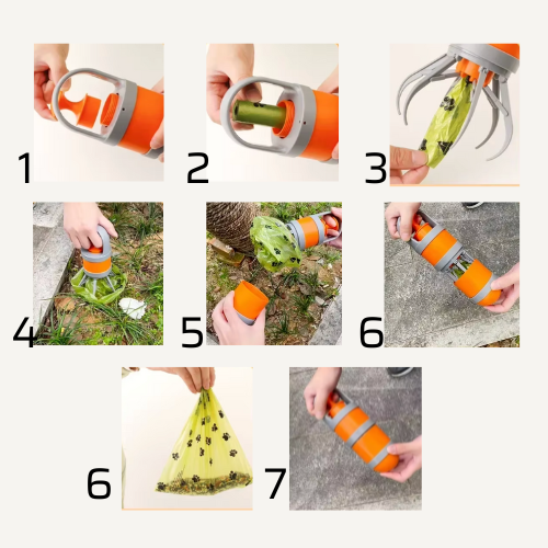 Pince ramasse crotte de chien