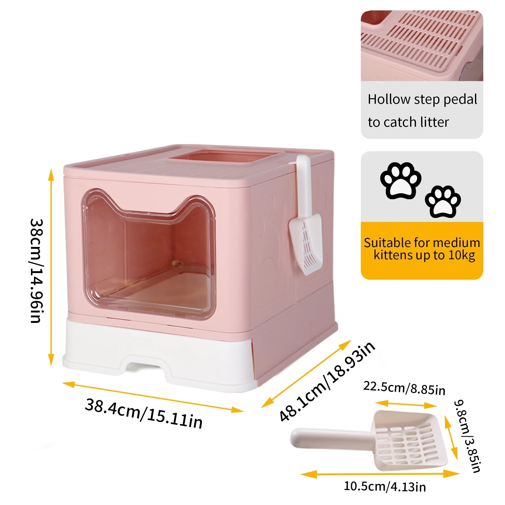 Bac à litière chat