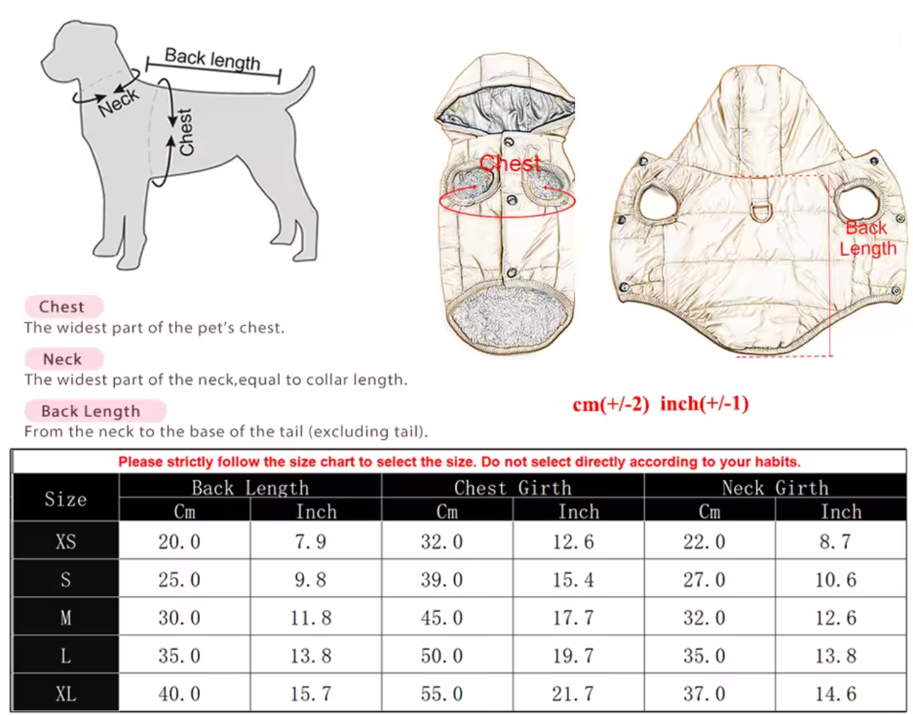 Manteau pour chien - petit chien