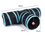 Interactive cat play tunnel