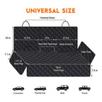 Protecteur de banquette arrière de voiture pour animaux