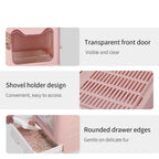 Bac à litière chat