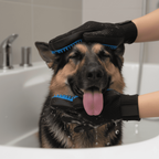 Dog and cat grooming gloves