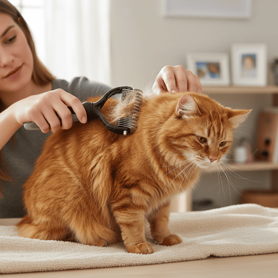 Detangling comb for dogs and cats