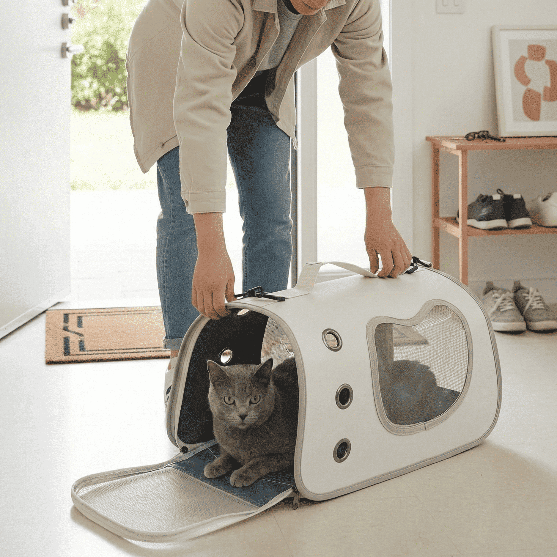 Sac de transport pour chat