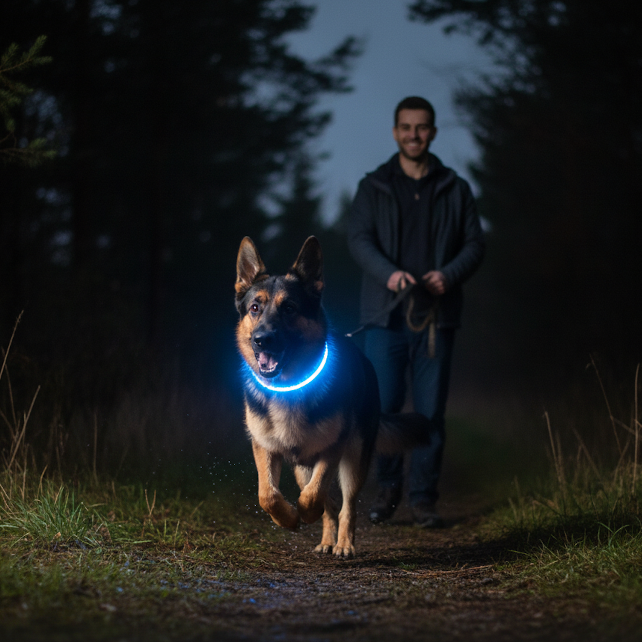 Collier lumineux pour chien - Colliers pour sécurité nocturne